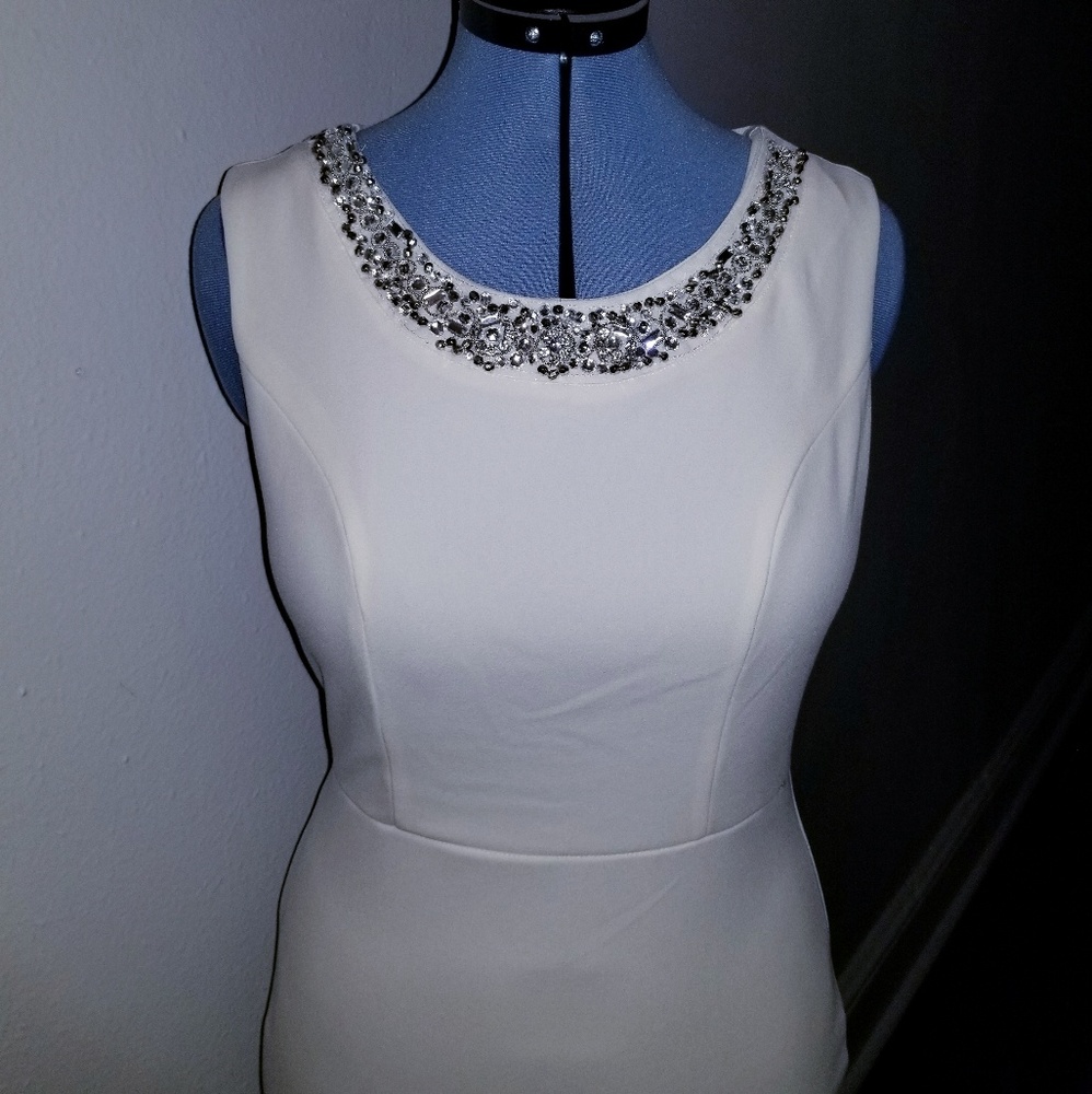 Winter white gown